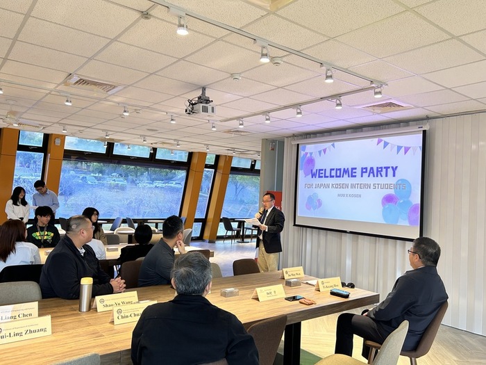 Vice President Manabu Hatamura of Ube KOSEN Speaks at the Japan–NUU Exchange Event圖片