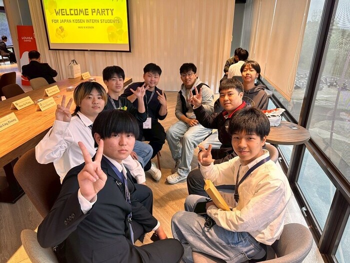 Group Photo at the Welcome Event for Japanese KOSEN Students圖片